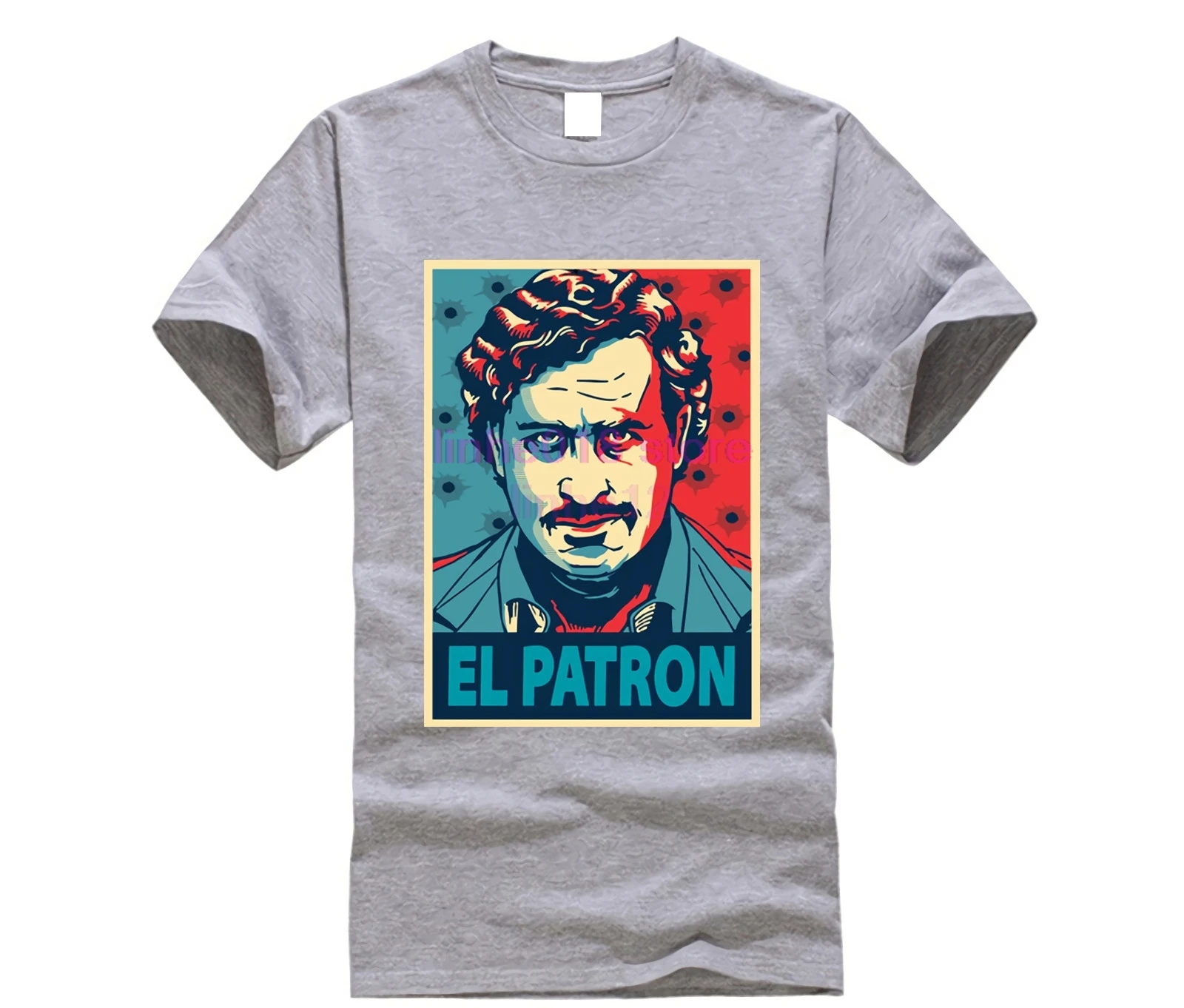 Новинка 2019 года летняя модная футболка Hardcore Wear хлопковая Narcos Pablo Escobar El Patrol Del Mal