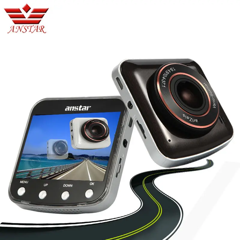 Автомобильная мини-камера ANSTAR Автомобильный видеорегистратор HD 1080P с углом