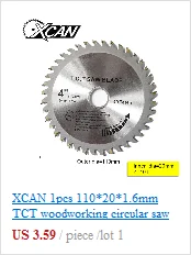 XCAN 1 шт., 110x0,8x20 мм, 108 T, HSS сталь, циркулярная пила, дерево, металл, режущий диск, резательная пила, лезвие, пила общего назначения