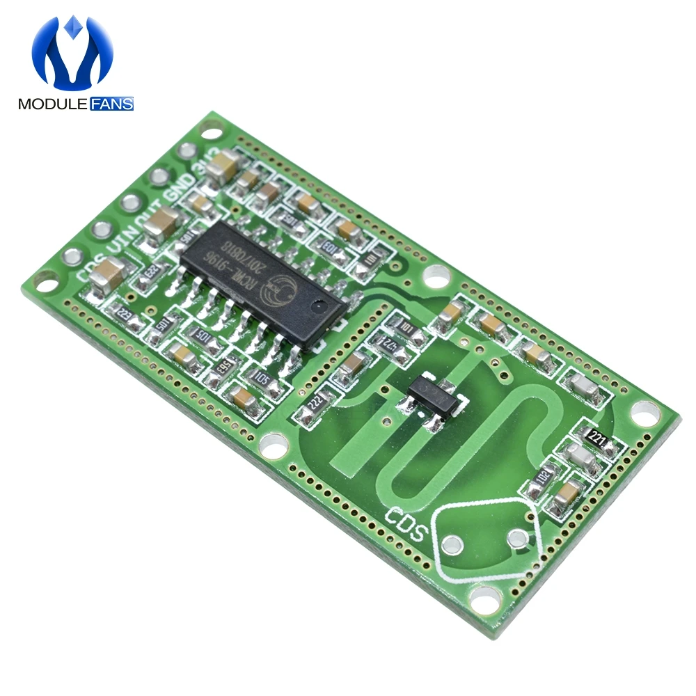 5Pcs RCWL-0516 RCWL 0516 Microwave Radar Sensor Human Sensor Body Sensor Module Induction Switch Module Output 3.3V
