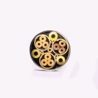 Диаметр 6 мм DIY Нож хвостовик мозаика булавки заклепки длина 9 см гвоздь латунная трубка + стальная трубка #617