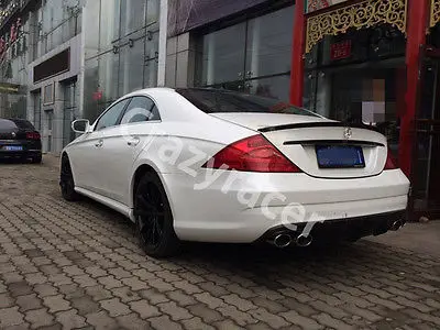 W219 задний багажник спойлер крыло для Mercedes Benz W219 седан карбоновое волокно стиль 2007-2009