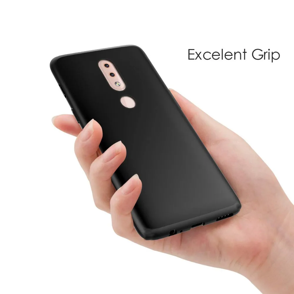 Для Nokia 4,2 7,2 чехол черный мягкий ТПУ чехол с полным закаленным стеклом для Nokia 2,2 3,2 6,2 4,2 TA-1157 TA-1150 TA-1133 TA-1149 TA