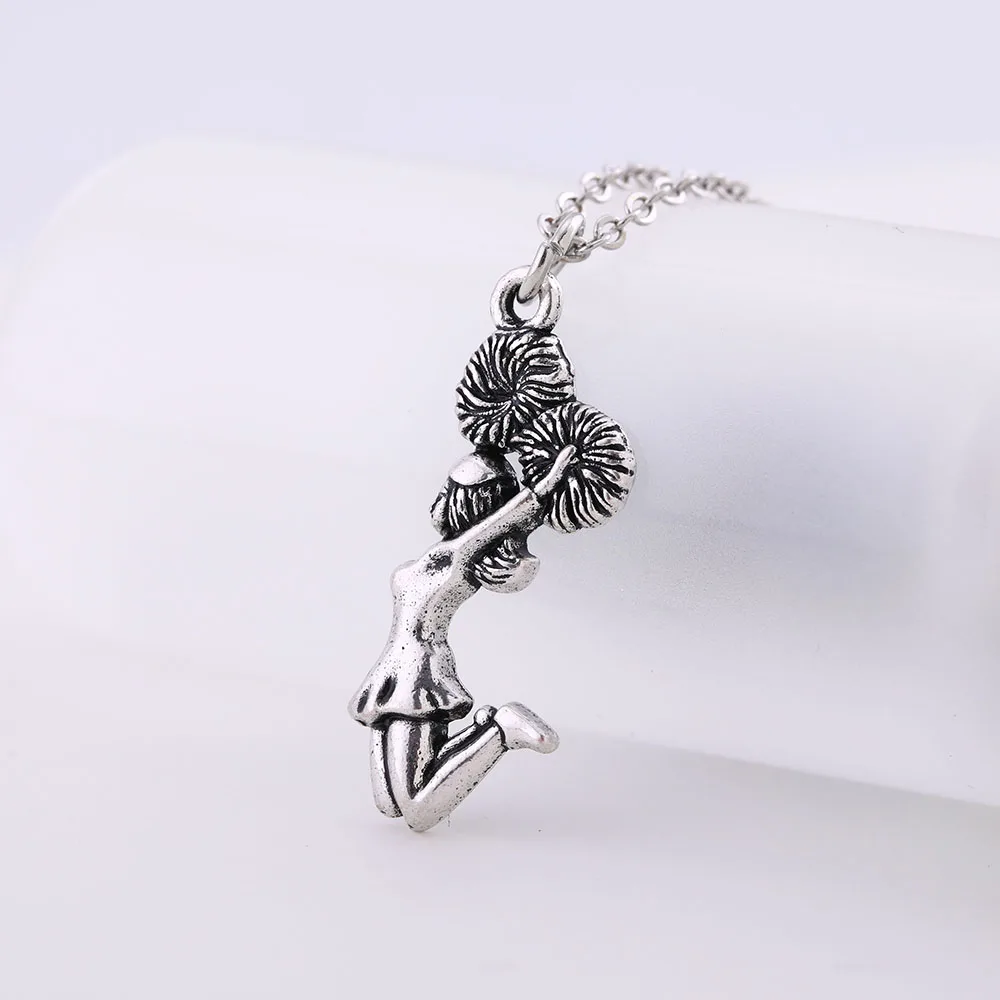 Skyrim модное Спортивное ожерелье для девочек античное Серебряное колье длинная