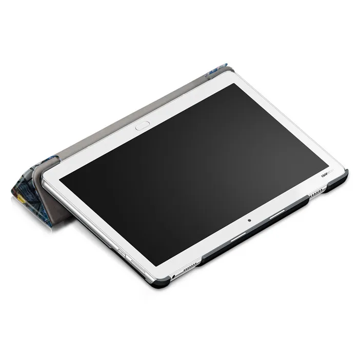 Полиуретановый чехол-подставка для huawei Mediapad M3 Youth Lite 10 BAH-W09 BAH-AL00 10," Tablet+ 2 шт Защитная пленка для экрана