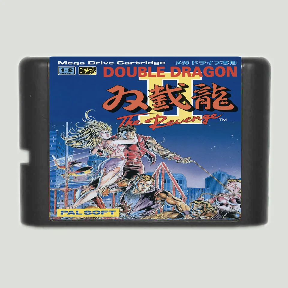 Двойной дракон 2 16 бит SEGA MD карточная игра для Sega игры Mega Drive Genesis | Электроника