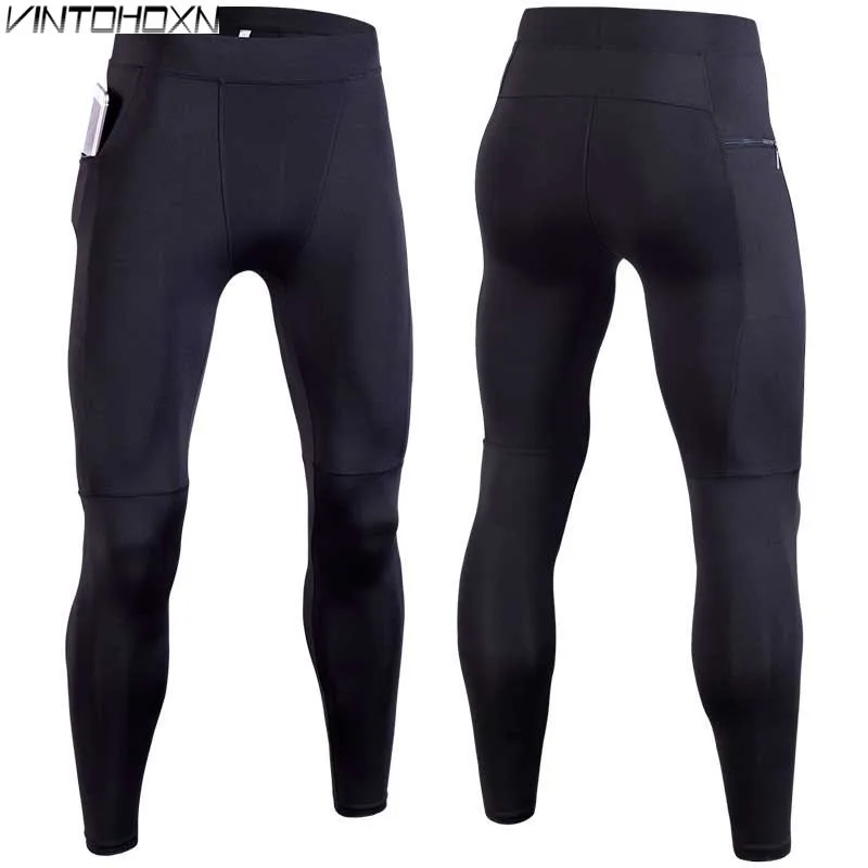 Men Sporting Gymming Quick Dry Workout Compress Legging Bodybuilding Runs Slim Fitness Skinny Clothing Pencil Pants 906 | Мужская одежда
