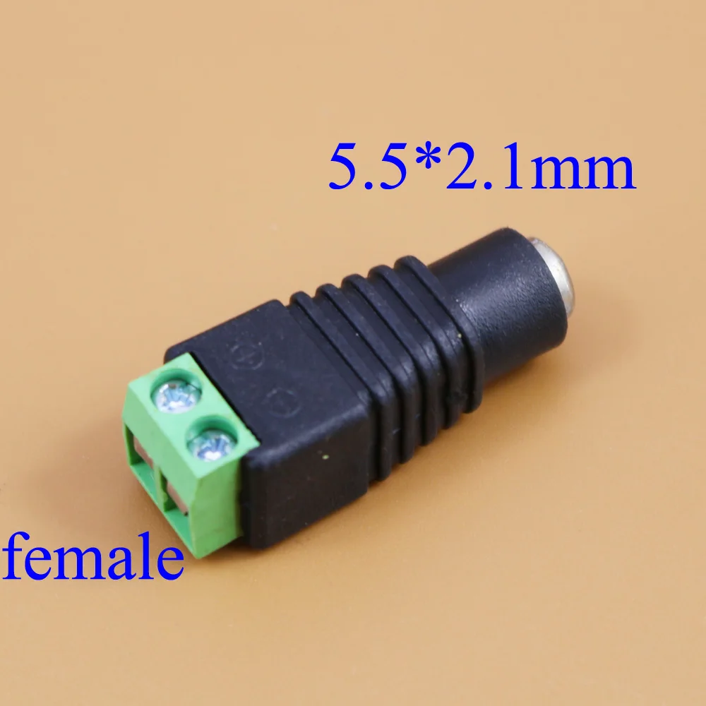 YuXi male and female DC Power plug 5.5 x 2.1MM 5.5*2.5MM BNC/RCA 12V 24V Jack Adapter Connector Plug | Компьютеры и офис