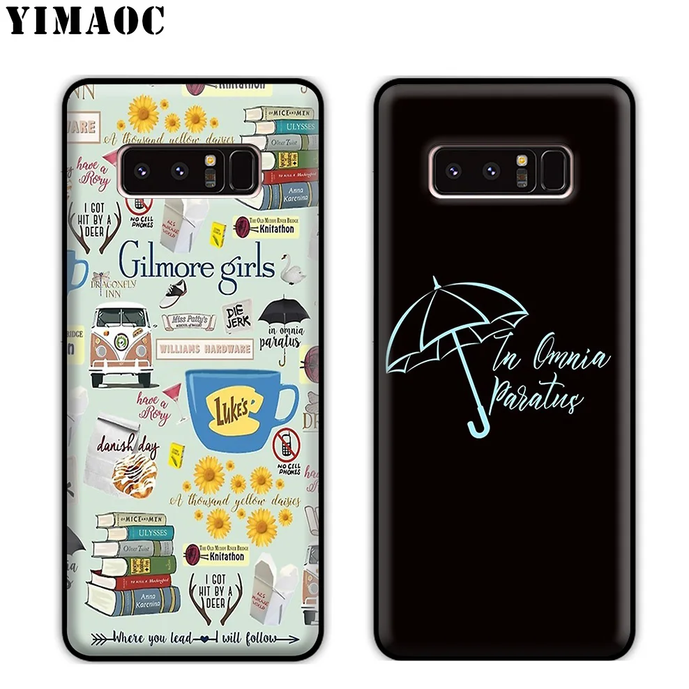 YIMAOC Gilmore Girls Coffee Soft Silicone Case for Samsung Galaxy Note 10 Plus 9 8 A9 A8 A6 2018 A5 A3 2017 2016 |