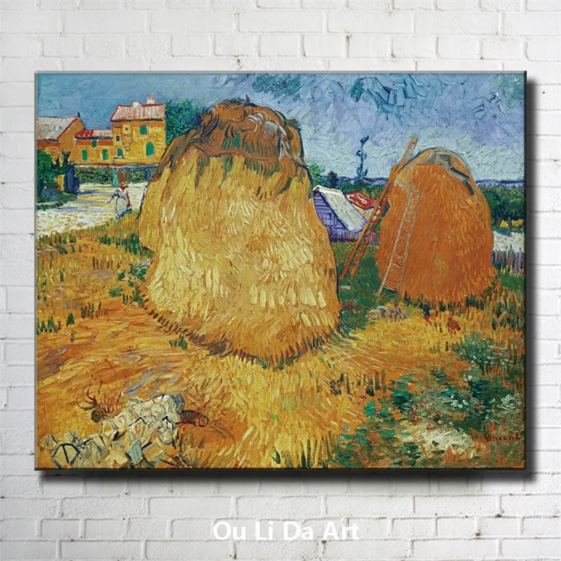 Картина на холсте Пшеничная солома без рамки | Дом и сад