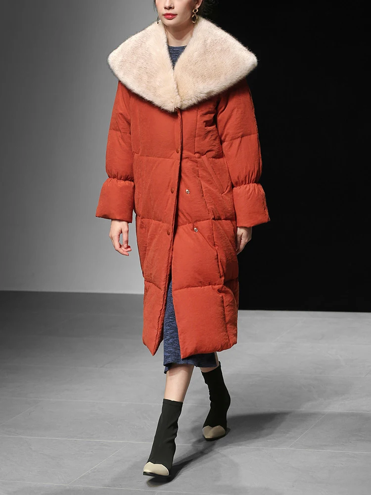 Winter Jacket Women Female Warm Coat 2018 Woman Parka Streetwera Long Sleeve Slim Keep Big Fur Collar Parkas C2890 | Женская одежда
