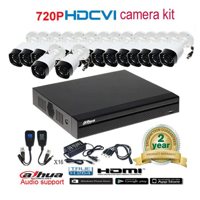 Dahua оригинальный 720 P DHI HAC HFW1000R водонепроницаемый CVI ИК Пуля безопасности Камера с