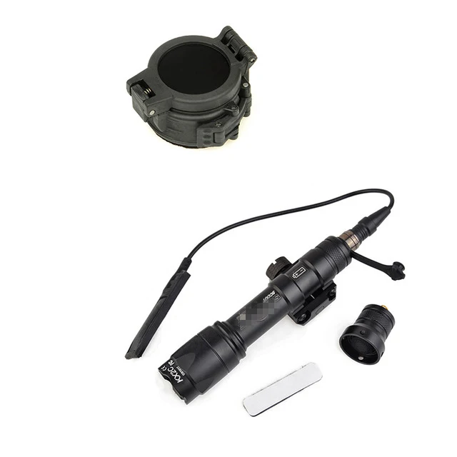 Element Airsoft светильник Тактический Surfire M600C светильник-вспышка и ИК-фильтр охотничий ИК-светильник Softair M600 светильник - Цвет: Черный