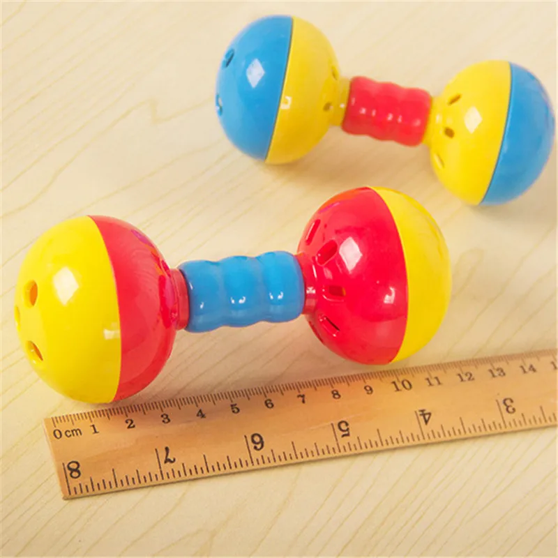 1 шт. детская кровать погремушки для коляски пластиковая двойная голова музыка