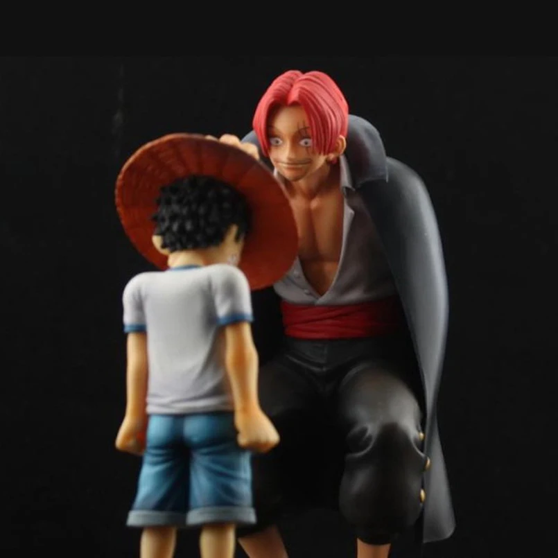 Apaffa 1 шт. японское аниме цельная фигурка Luffy And Shanks модель из ПВХ соломенная шляпа