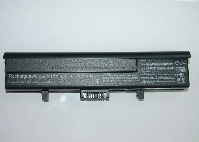 6 ячеек батареи для Dell XPS M1530 312-0660 312-0662 312-0663 451-10528 451-10529 GP975 RN897 RU006 RU030 TK330 XT828 XT832 |
