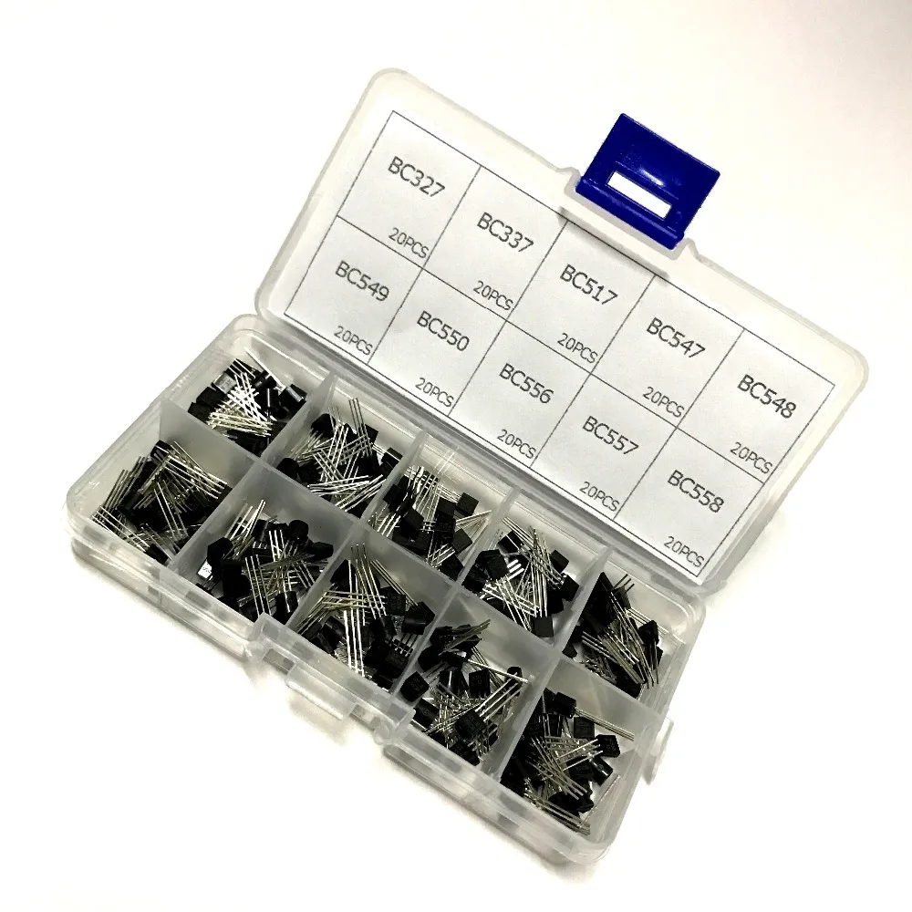 10 значений 200 шт. (BC327 ~ BC558 ) BC337 BC549 BC550 BC517 BC556 BC547 BC557 BC548 NPN|set 10|set kitset 2 |