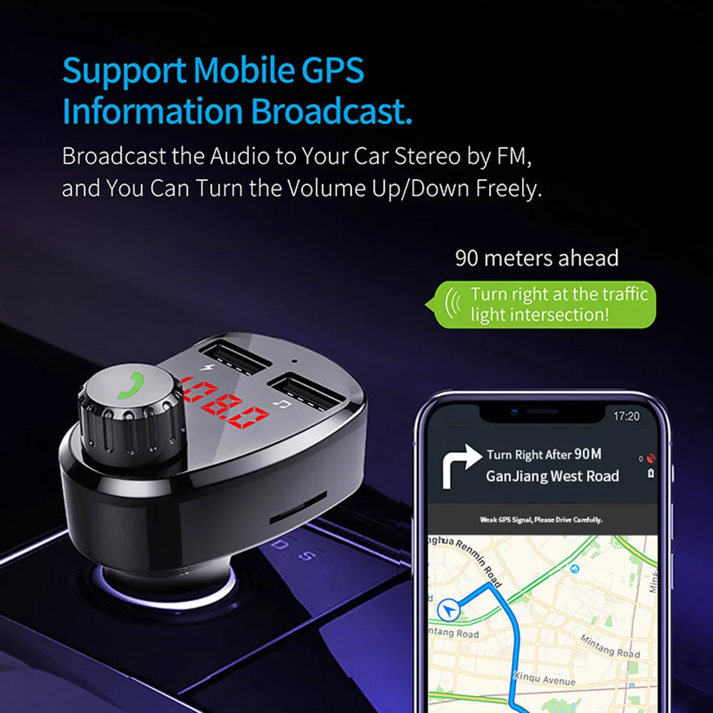 VR robot Bluetooth Handsfree Car Kit FM передатчик модулятор Dual USB зарядное устройство