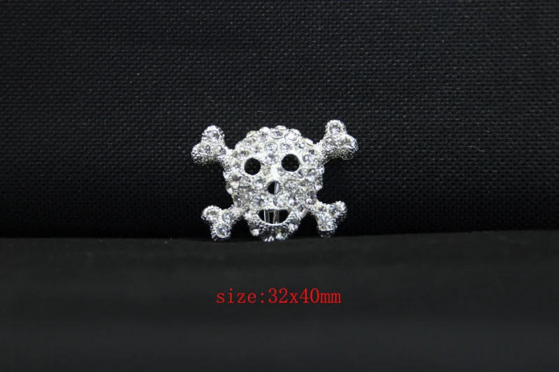 Бесплатная доставка оптовая продажа 120 шт./лот 32x40 мм пряжка со стразами в виде