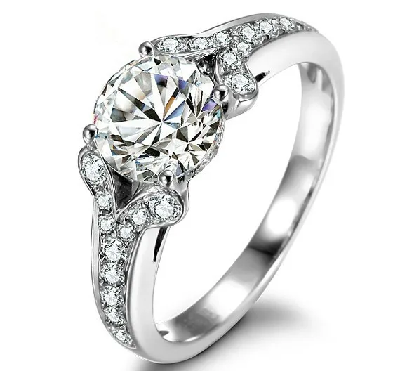 2ct известный бренд оптовая продажа ювелирные изделия синтетические бриллианты