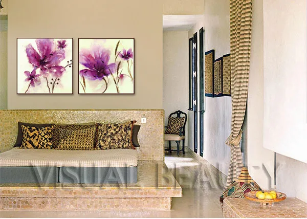 Бесплатная доставка красивый цветок Холст Картина Настенная картина цветы