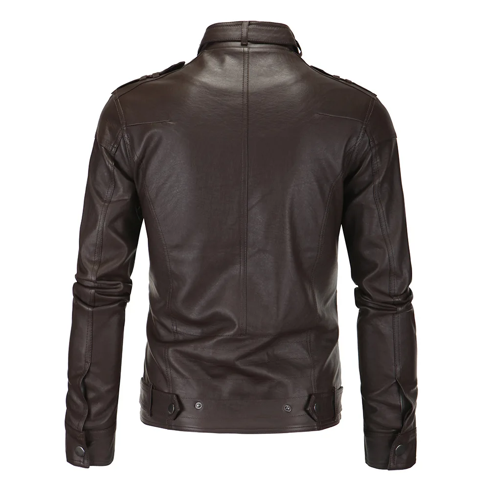 

New Mens Motorcycle Biker Jackets Faux Leather Jacket Men warm Clothes Thick Velvet Coat Dropshipping PU top Coats plus size 4xl