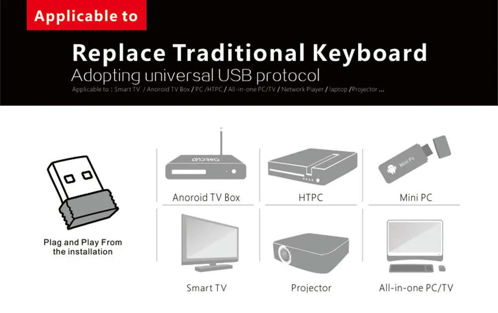Беспроводная мини клавиатура H9 2 4 ГГц воздушная Мышь тачпад для Android Google TV Box TZ