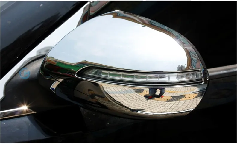 Высокое качество ABS Chrome Заднего Боковая Крышка Зеркала планки 2 шт. для Sportage R 2013 2014