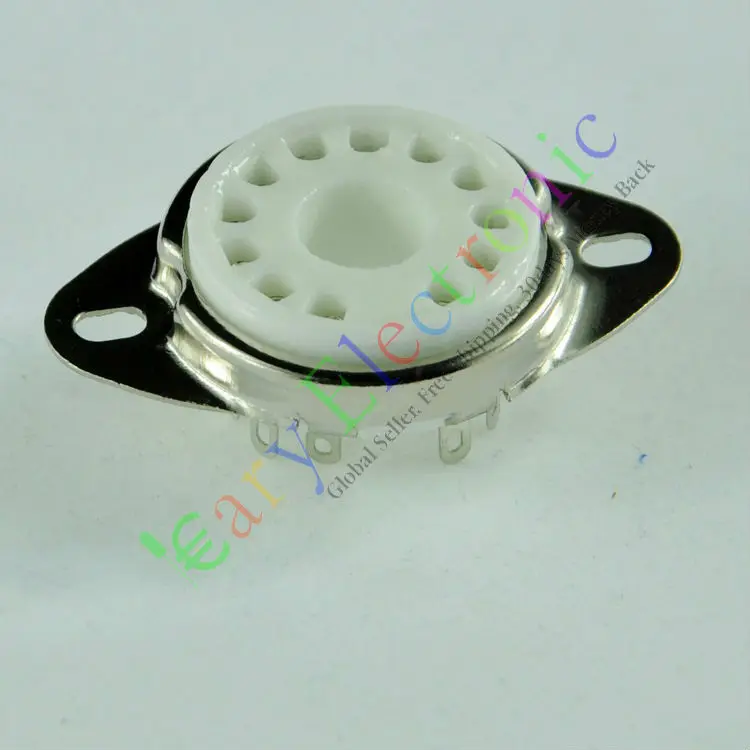 Опт и розница 20 шт. 12 штырьков керамические гнезда вакуумных трубок верхнее