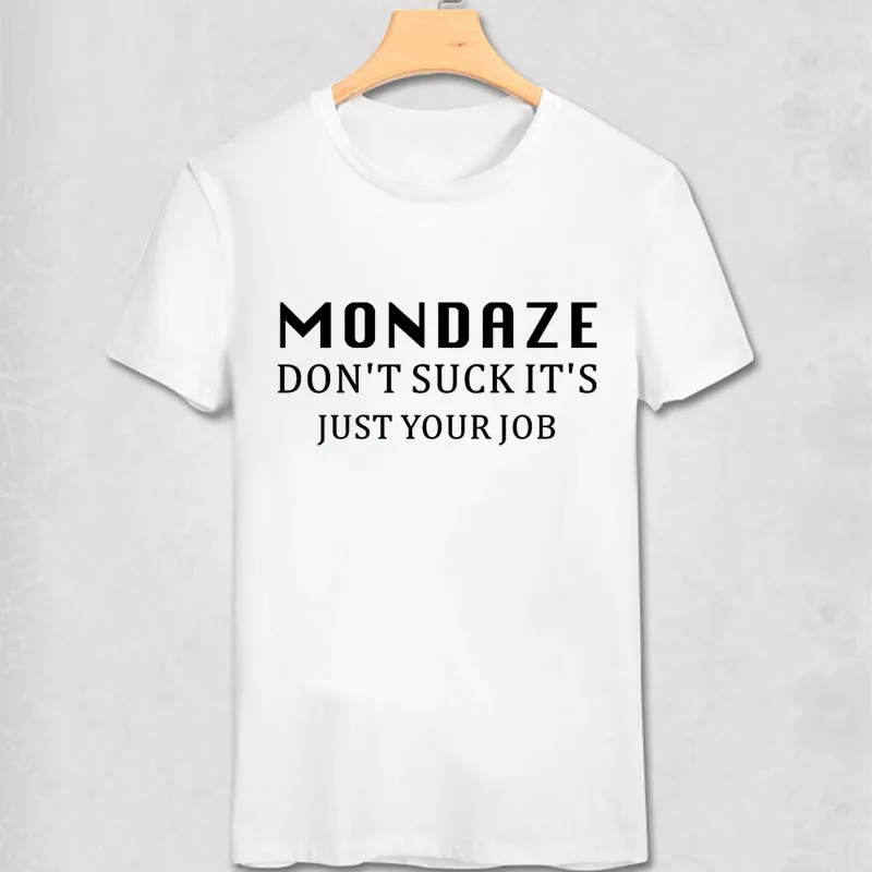 Рабочая футболка Офисная модная мужская и женская Повседневная рубашка из