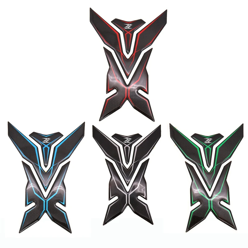 3D карбоновая накладка на бак мотоцикла защитная наклейка чехол для Kawasaki Z250 Z300 Z650
