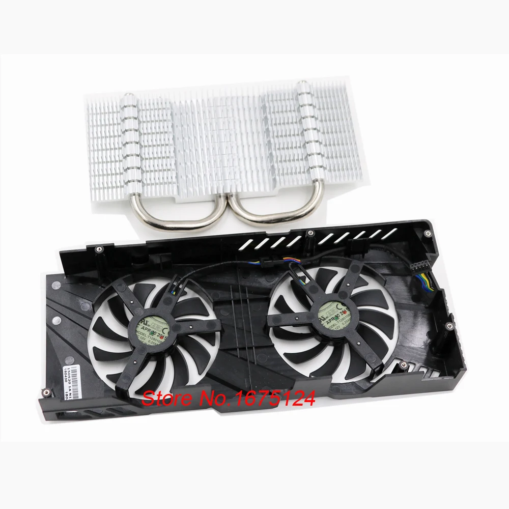 Компьютер VGA кулер с тепловыми трубками радиатора вентилятор для ASUS GTX960 GTX 960