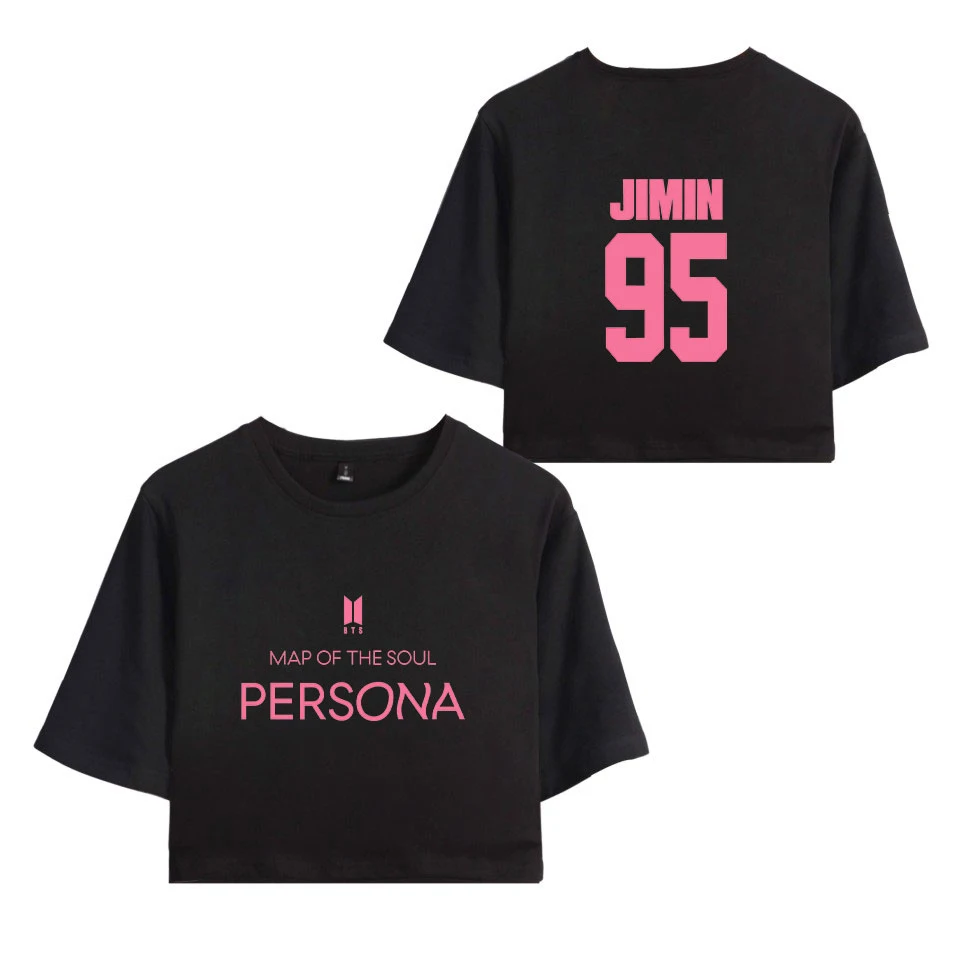 Карта Soul Persona BangTanBoys женский сексуальный короткий летний топ вееры для девушек