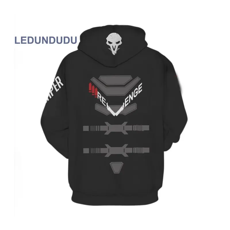 Мужская повседневная толстовка с капюшоном OW Reaper Genji|cosplay costume|cosplay jacketscosplay clothes |