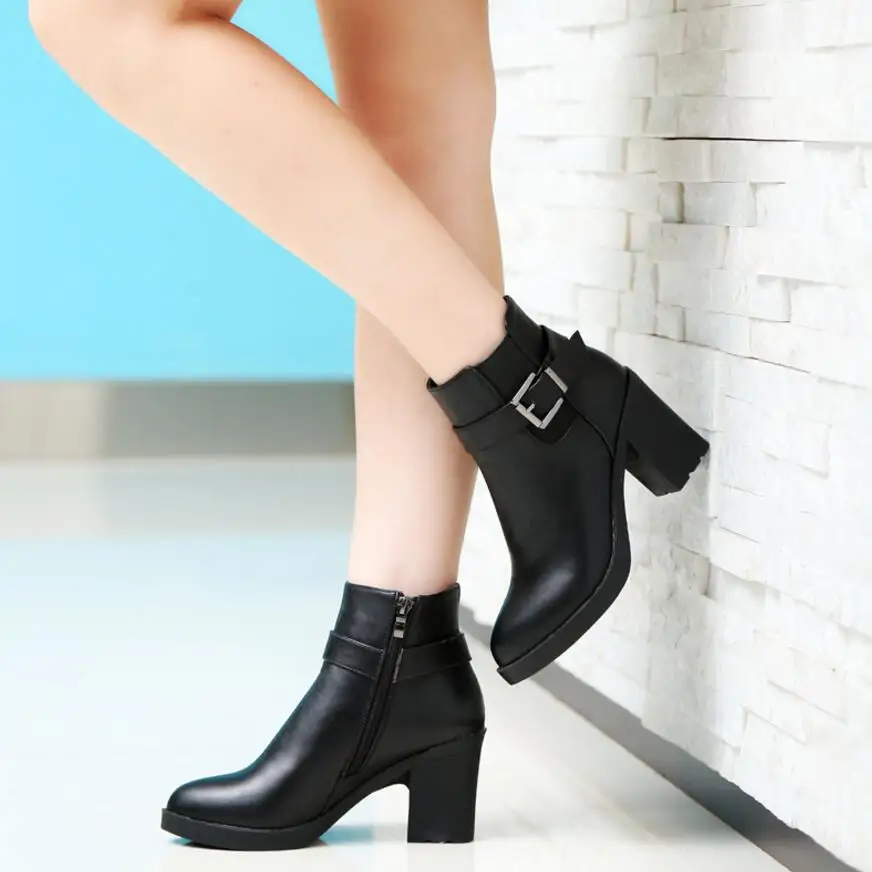 2017 Free transport Spring and autumn Martin boots Locomotive women snow m015 shoes casual | Обувь