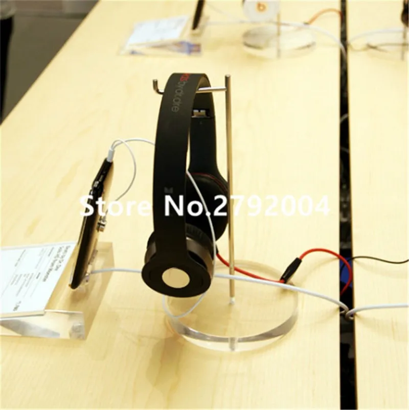 100pcs/lot Hot Selling Desk Acrylic Headphone Display Stand For Headset Holder