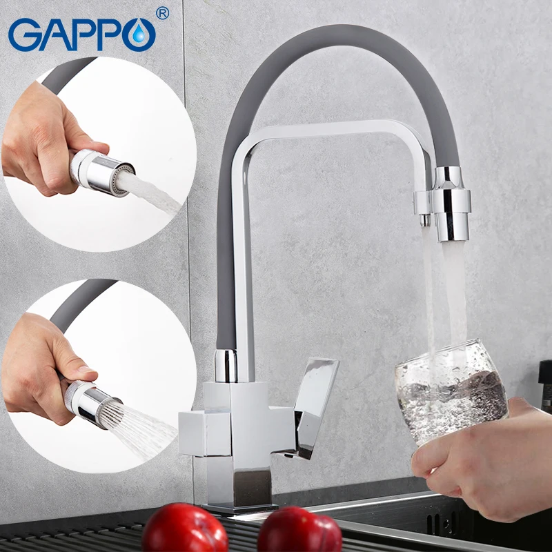 GAPPO смеситель для воды латунный Смеситель кухонной раковины смесители кухни