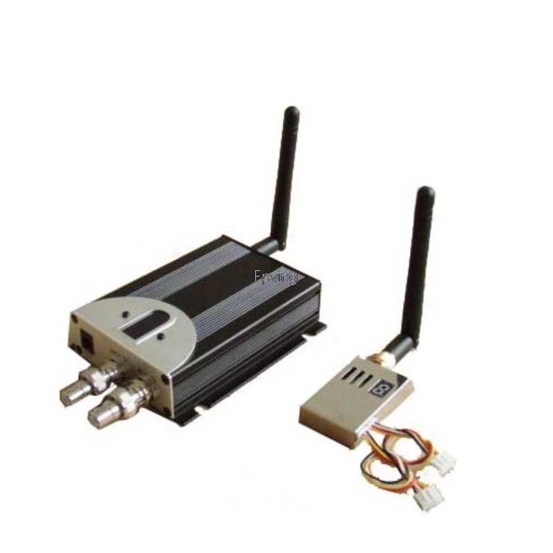 

FPV 2,4G 1000mW 12CH профессиональный беспроводной AV Отправитель Видео Аудио передатчик приемник 2,4 Ghz 1W Система дальнего действия 1-2km