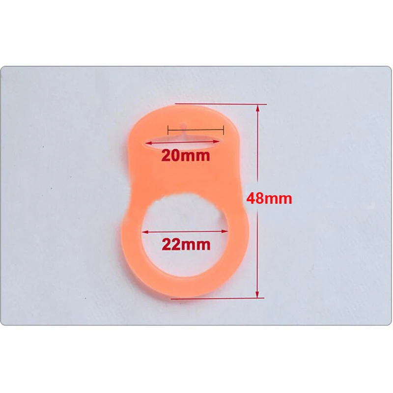 100 шт./компл. смешанные цвета силиконовая детская пустышка адаптер кольца