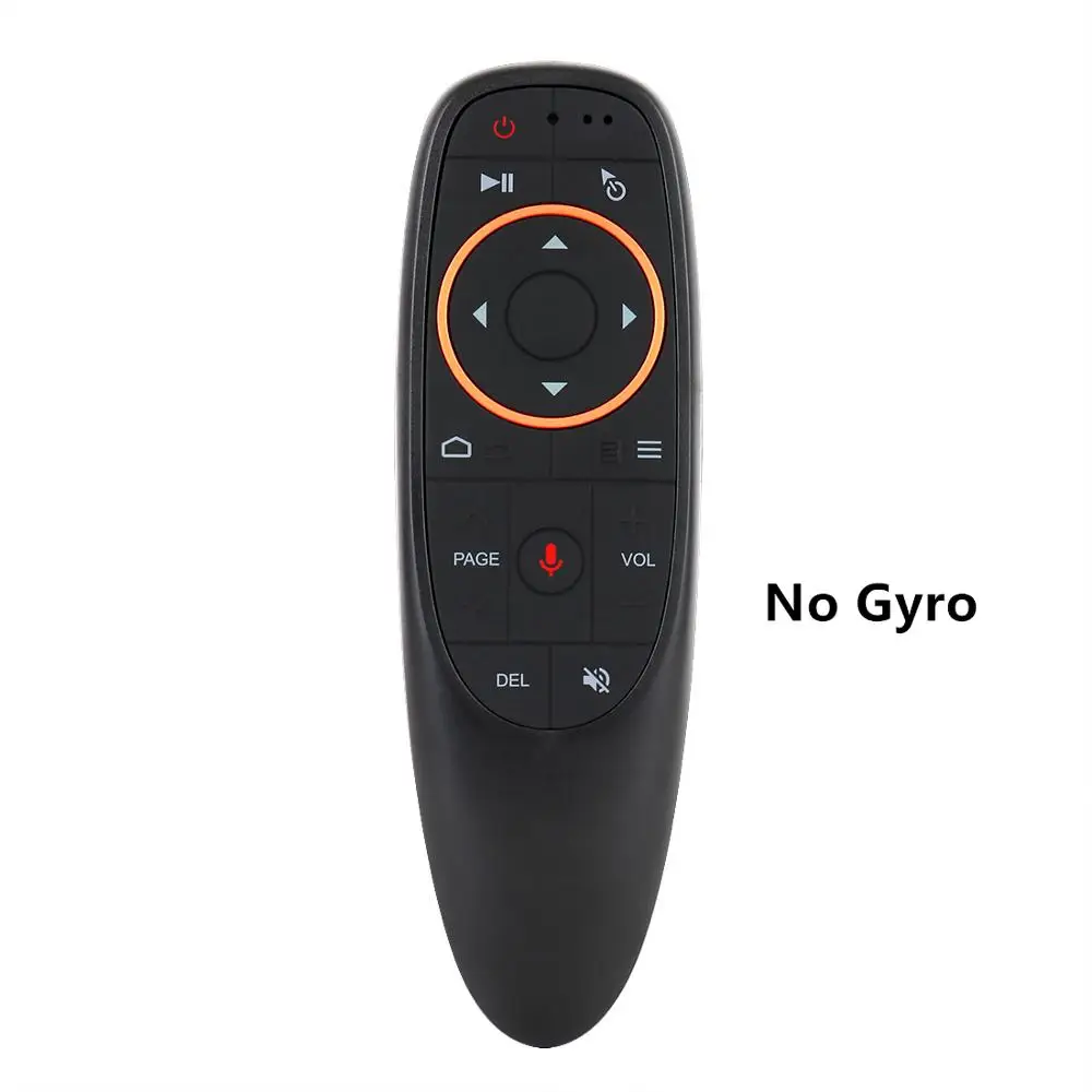 No Gyro HUACP G10 Air mouse Дистанционное Голосовое управление с гироскопом USB приемник гироскопа мини беспроводной 2,4G 433 для Android Smart TV Box Ноутбук - Цвет: No Gyro