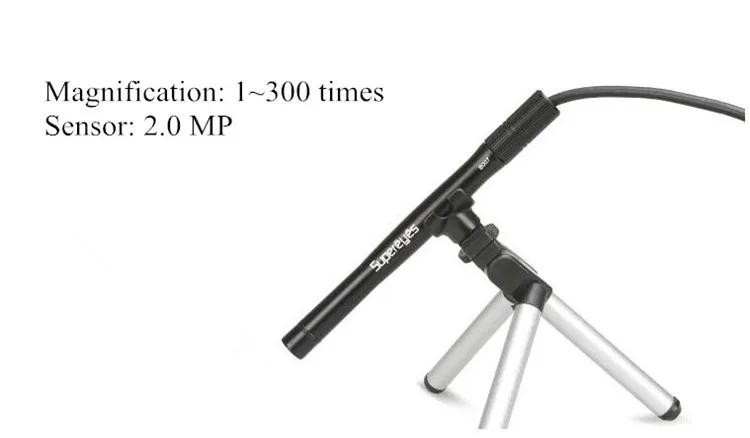 Supereyes B007 USB цифровой микроскоп настоящий 300X Портативный Камера промышленный микроскоп Лупа светодиодные металлические изделия инструмент пробел тестирование