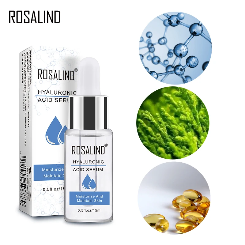 ROSALIND 24K Золотая Сыворотка для лица 15 мл против старения морщин Глубокое