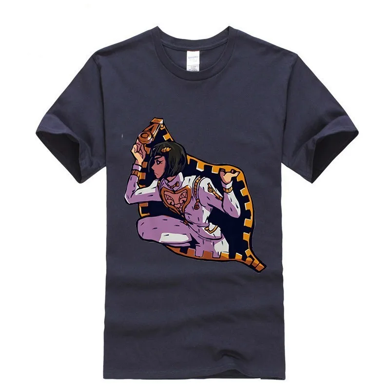 2019 новая футболка с принтом Jojo невероятное приключение одобренный сертификат