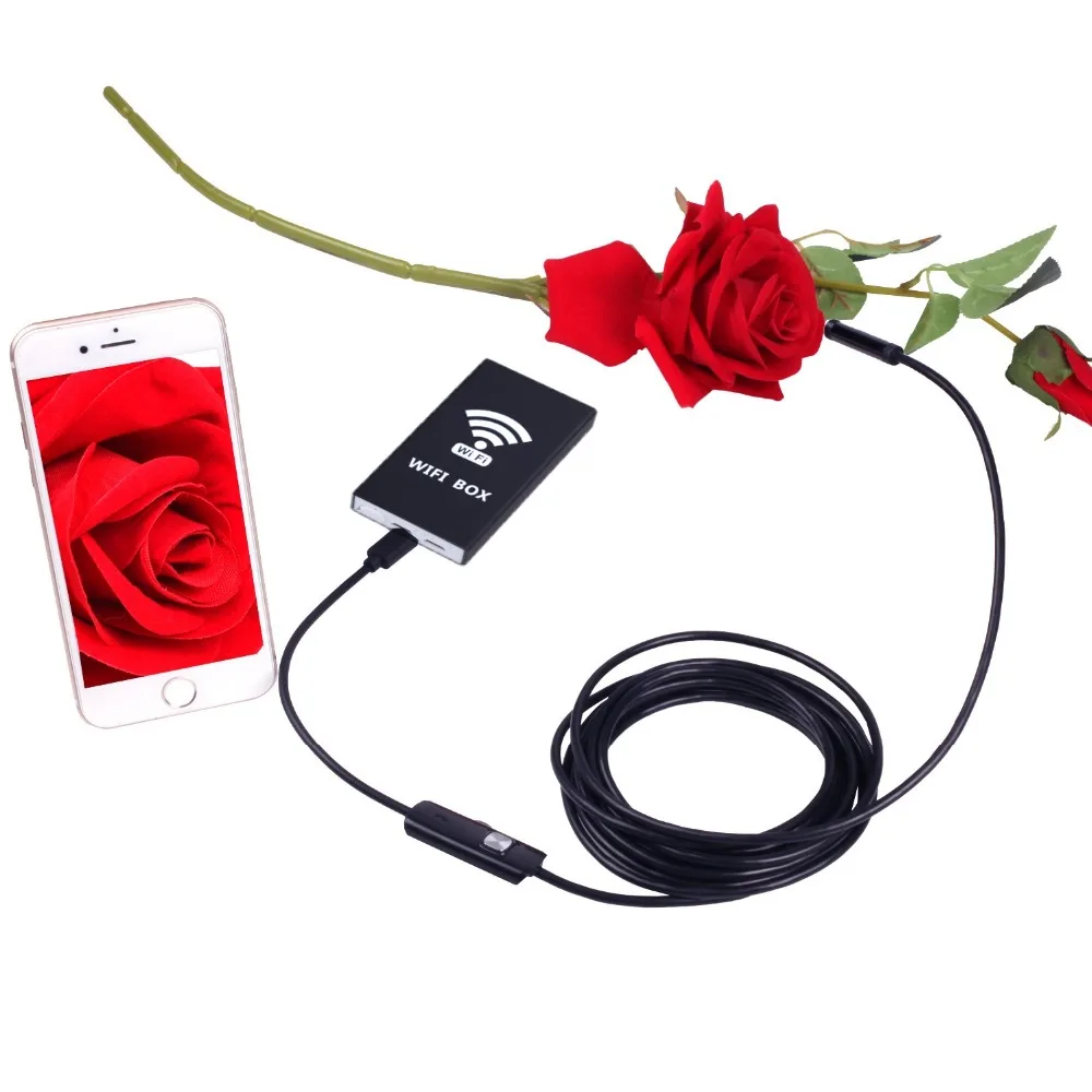 HD720P 8 мм объектив WI FI эндоскопа Камера змея USB для Iphone Android бороскоп IOS Tablet