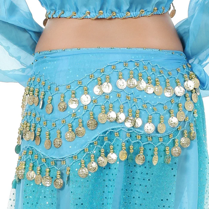 Дешевые танец живота хип Полотенца tribal dance шарф Sally Вентиляторы и Для женщин