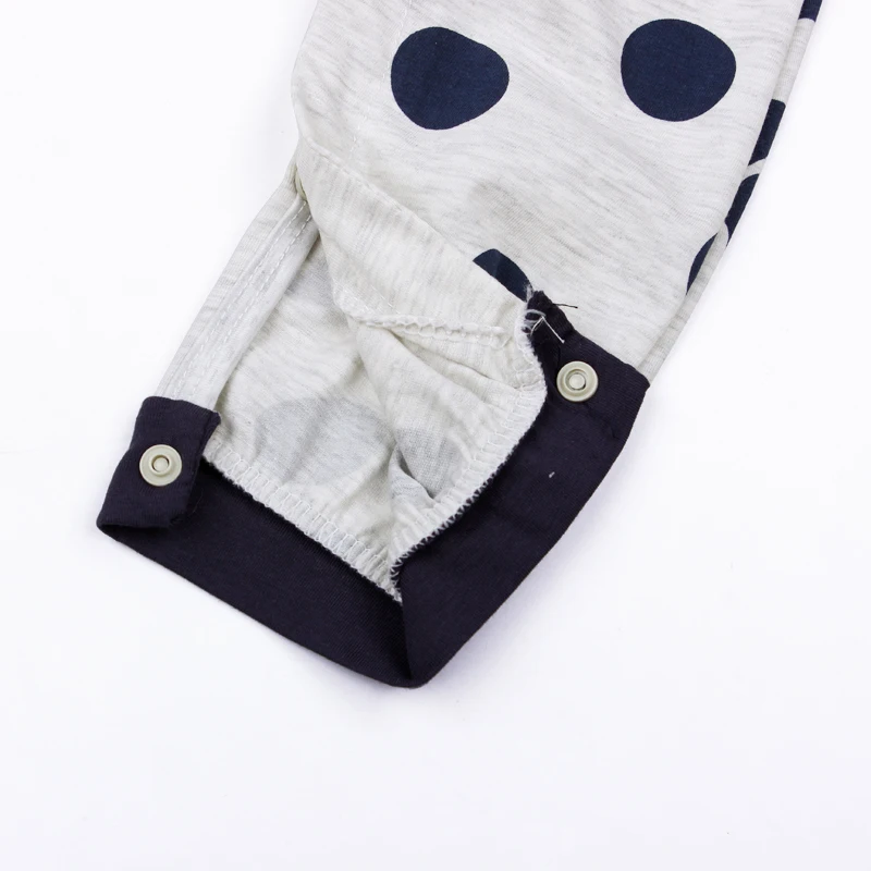 Детские комбинезоны с длинным рукавом в горошек из коровы унисекс для малышей