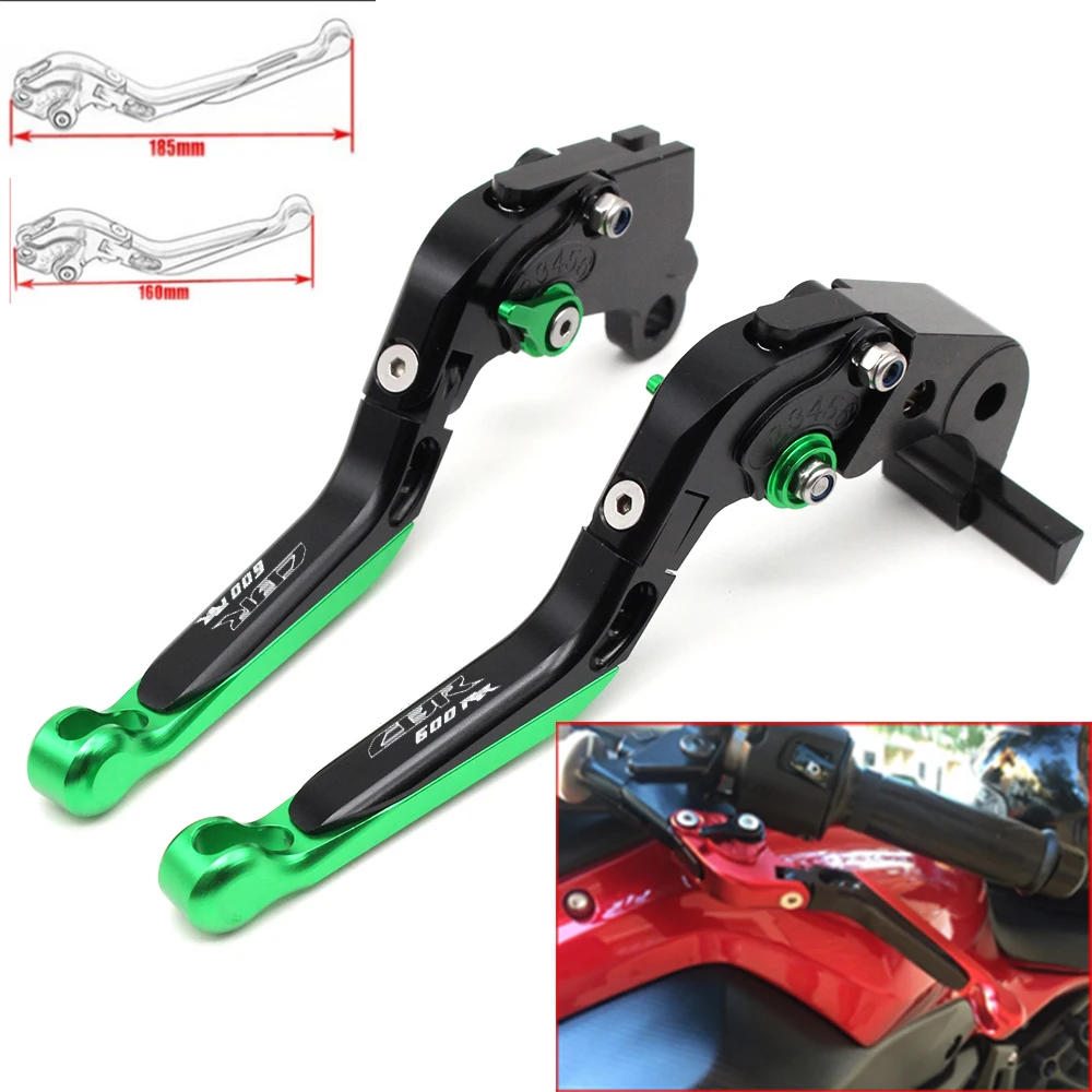 Motorcycle CNC Adjustable Foldable brake Clutch Levers for Honda CBR600RR 2002 2003 2004-2006 with Logo (CBR600RR)