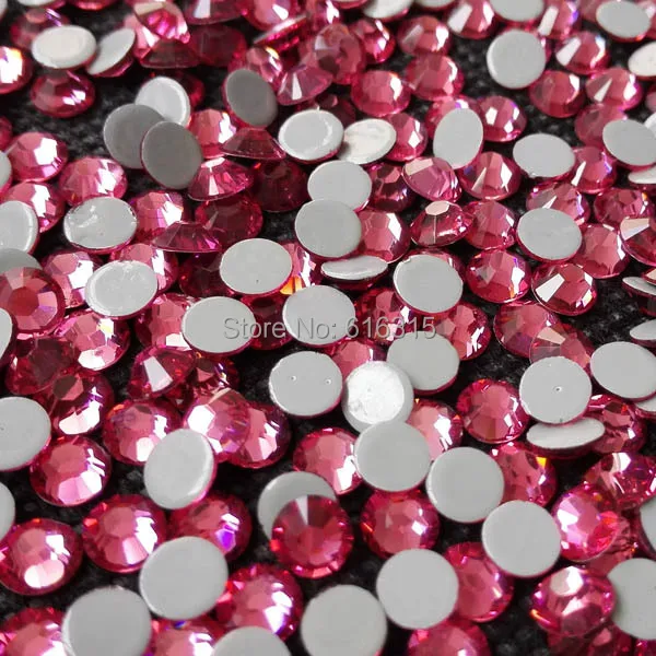 Светильник лая роза 4 мм ss16 сильный клей горячей фиксации Стразы с плоским