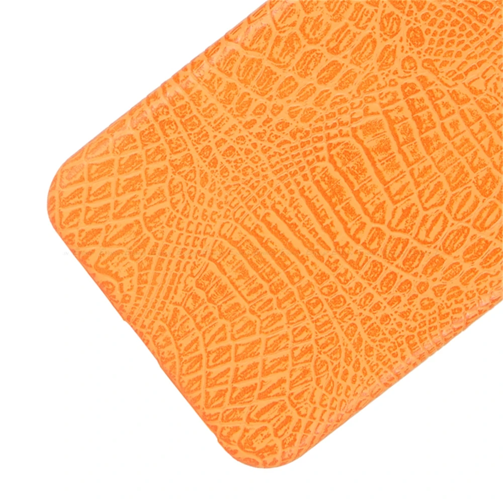Orange Змея, крокодил, задняя крышка для huawei Honor 8C 8X10 mate 20 X P30 P20 Pro Lite Nova 4 4e 3 3i 3e P Smart Plus кожаный чехол - Цвет: Orange