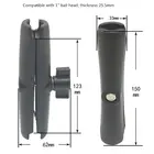 Рычаг-удлинитель для камеры мотоцикла с двойным гнездом из алюминиевого сплава длиной 15 см для ОЗУ с шаровым основанием 1 дюйм